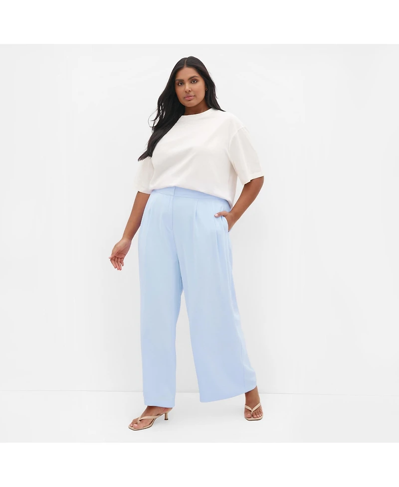 City Chic Women's Holly Wide Leg Pant