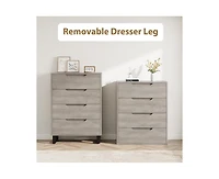 gaomon 4-Drawer Dresser for Bedroom, Freestanding Storage Chest.