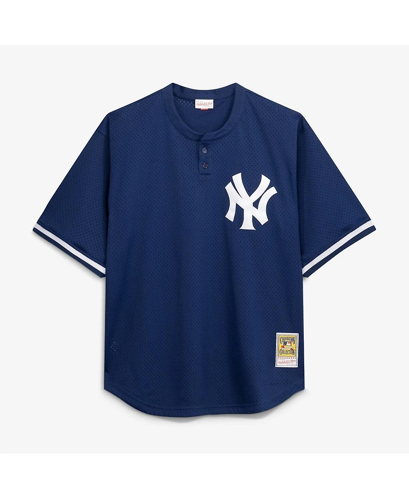 Mitchell & Ness Men's Don Mattingly Navy New York Yankees Cooperstown Collection Big Tall Mesh Batting Practice Jersey