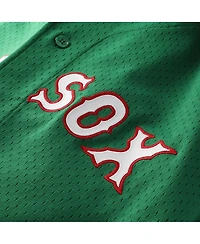 Mitchell & Ness Men's David Ortiz Kelly Green Boston Red Sox Big Tall Cooperstown Collection Mesh Batting Practice Jersey