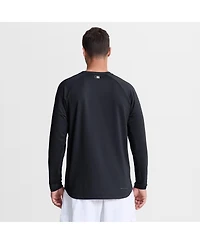 Nike Men's Navy New York Yankees Authentic Collection Raglan Dri-fit Sweatshirt