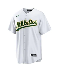Nike Men's Nick Kurtz White Athletics Home Replica Player Jersey