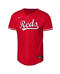 Nike Big Boys and Girls Elly De La Cruz Red Cincinnati Reds Alternate Replica Jersey