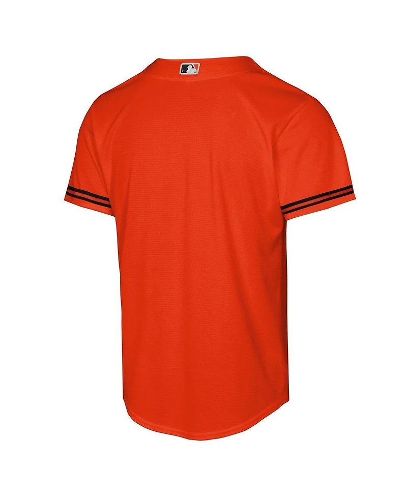 Nike Big Boys and Girls Orange Baltimore Orioles Alternate 2 Replica Jersey