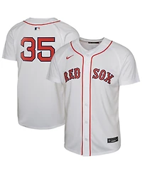 Nike Big Boys and Girls Garrett Crochet White Boston Red Sox Limited Player Jersey