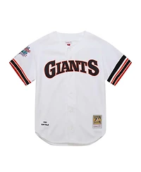 Mitchell & Ness Men's Will Clark White San Francisco Giants Cooperstown Collection 1989 Authentic Jersey