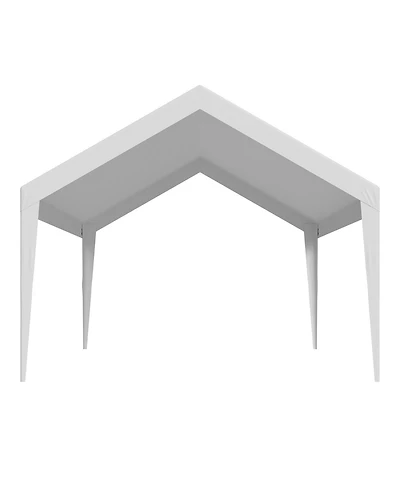 Sugift 12 x 20 ft Waterproof Carport Replacement Canopy Cover Car Shelter Tarp Frame Not Included