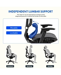 FlexiSpot Ergonomic Chair C7-Mesh Seat (No Footrest