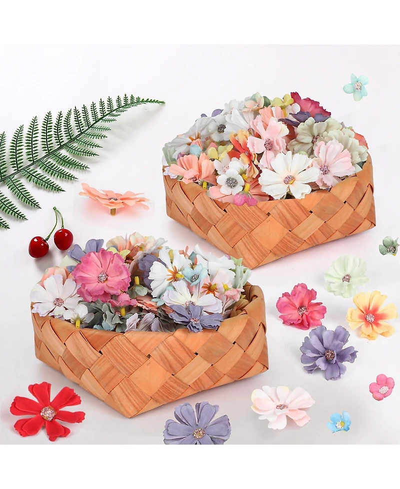 Gnuadz Mini Faux Peony Flower Heads Artificial Floral Craft Decor