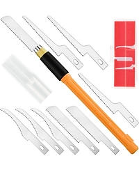 Gnuadz Mini Hand Model Tools Hobby Kit Tiny Hacksaw Miniatures Diy Crafts Plastic Wood