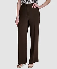 Dkny Women's Mid-Rise Straight-Fit Trouser Pants