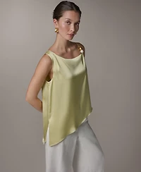 Donna Karan New York Women's Sleeveless Scoop Neck Top