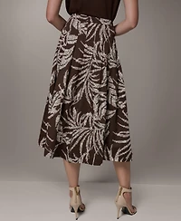 Donna Karan New York Women's Pleated Midi Skirt