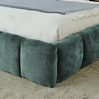 Streamdale Furniture Ca King Upholstered Platform Bed, Chenille