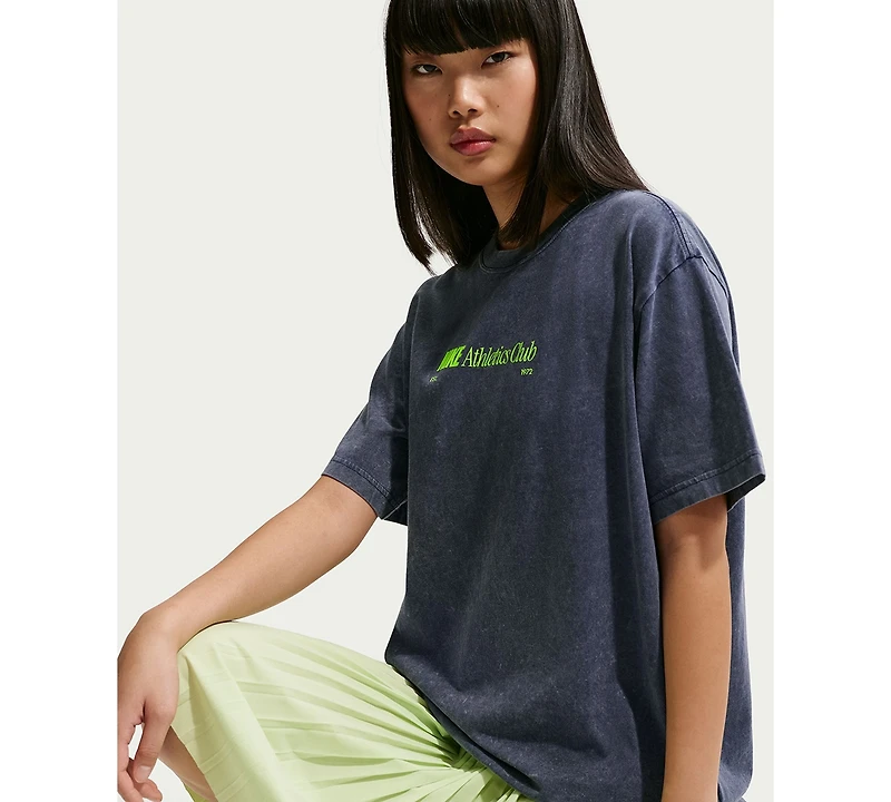 Nike Women's Long-Sleeve Oversized Cotton T-Shirt