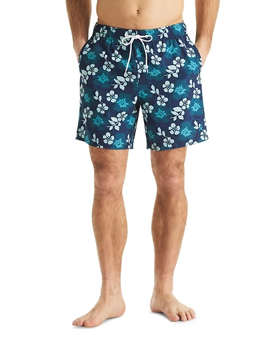 Nautica Men's Full Elastic Boxer Liner Swim Shorts