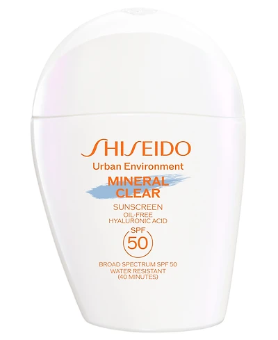 Shiseido Urban Environment Mineral Clear Sunscreen Spf 50, 1.6 oz.