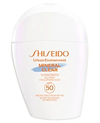 Shiseido Urban Environment Mineral Clear Sunscreen Spf 50, 1.6 oz.