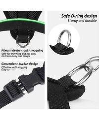 Aronkl Summer Cat Harness Leash Set Anti Escape Adjustable Soft Mesh Reflective Breathable Lightweight