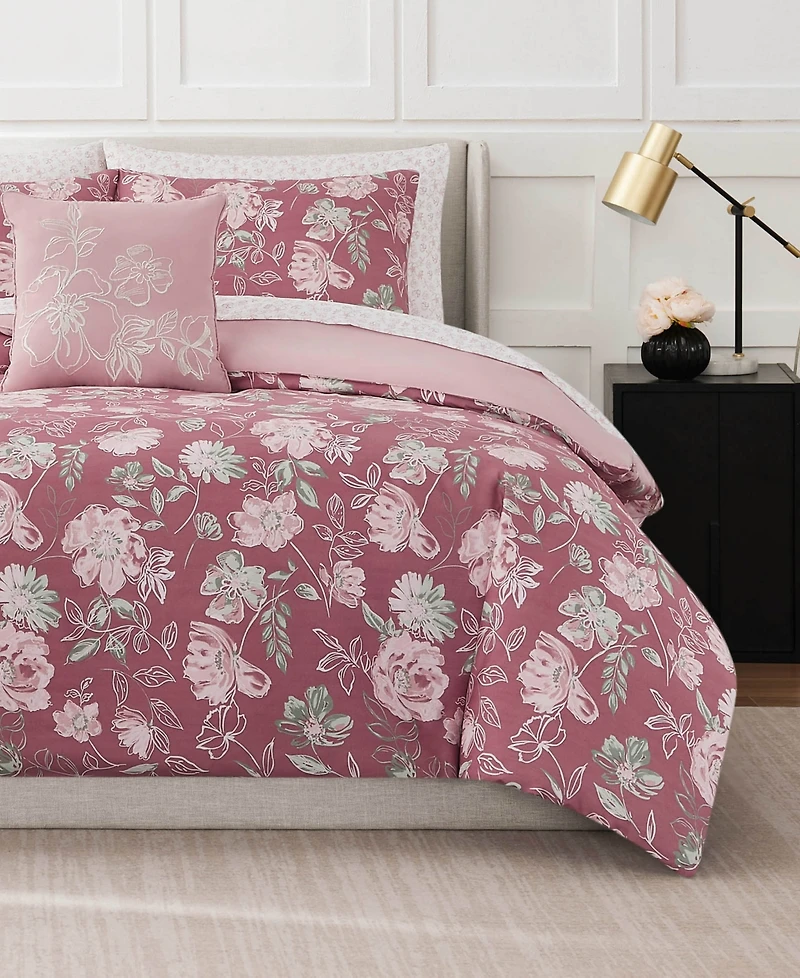 Nine West Shilo Floral Bed in a Bag 8-Pc. Comforter Set