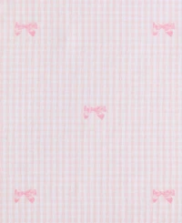 Laura Ashley Tiny Bows Microfiber 4-Pc. Sheet Set, Queen