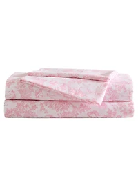 Laura Ashley Toile Unicorn Microfiber -Pc. Sheet Set