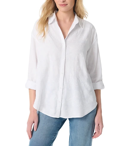 Gloria Vanderbilt Women's Button-Front Shirt