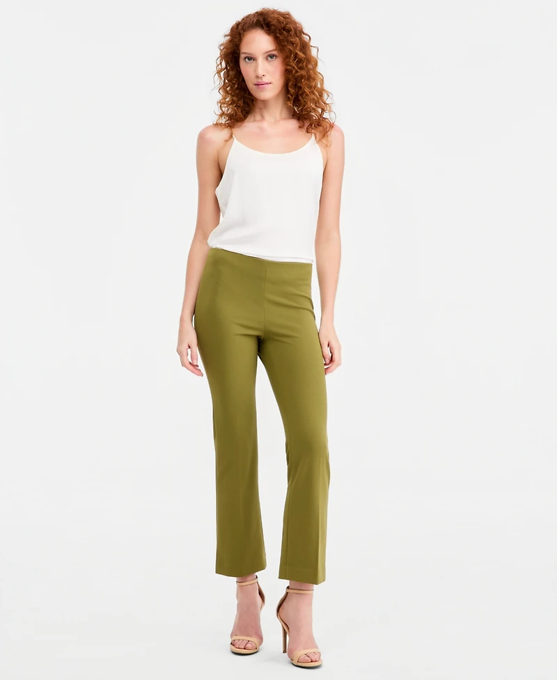 Anne Klein Women's Pull-On Kick-Flare Ankle Pants