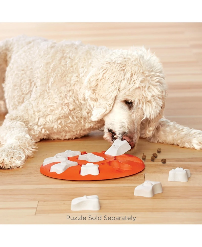 Aronkl Paw N Play Interactive Dog Puzzle Level 2 Intermediate Enrichment Treat Feeder Slow Eating Mental Stimulation