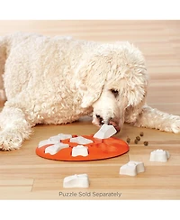 Aronkl Paw N Play Interactive Dog Puzzle Level 2 Intermediate Enrichment Treat Feeder Slow Eating Mental Stimulation