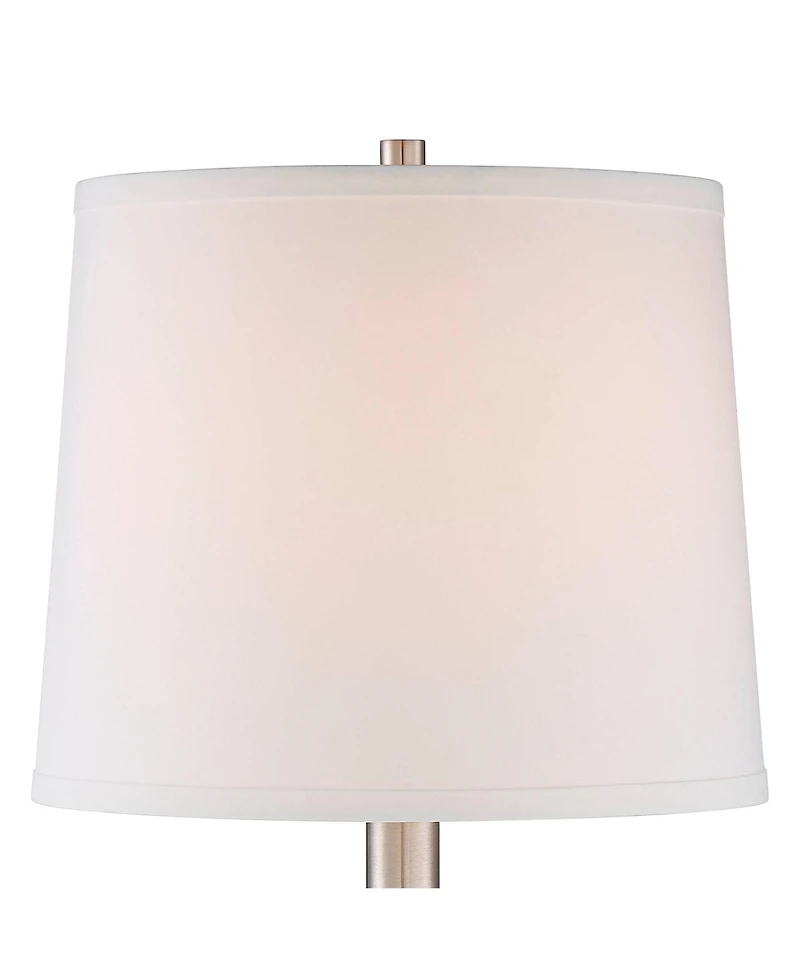 360 Lighting Camile Modern Table Lamps 25" High Set of 2 with TableTop Dimmers Usb Charging Port