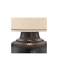 Barnes and Ivy Brighton 27.25" Tall Rustic Farmhouse Table Lamp with Tabletop Dimmer