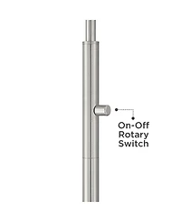 360 Lighting Colby Modern 61" Tall Standing Floor Lamp Light Downbridge Task Metal Brushed Nickel Finish Living Room House