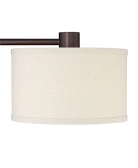 360 Lighting Colby 21" High Small Modern Desk Lamps Set of 2 Usb Port Ac Power Outlet Metal Charging
