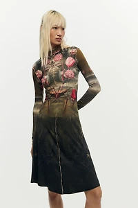 Desigual Women's Landscape mirror dress
