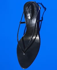 Selection Mango Women's Straps Heeled Leather Sandals