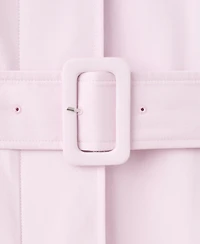 Selection Mango Women's Long Belted Trench Coat