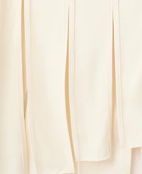 Selection Mango Women's Fringed Hem Midi Skirt