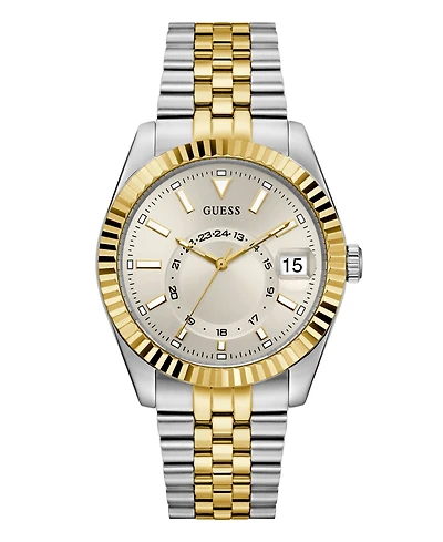 Guess Men's Two-Tone Stainles Steel Multi-Function Watch, 42mm