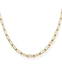 And Now This Paper Clip Link 18" Chain Necklace in Silver or Gold Plate