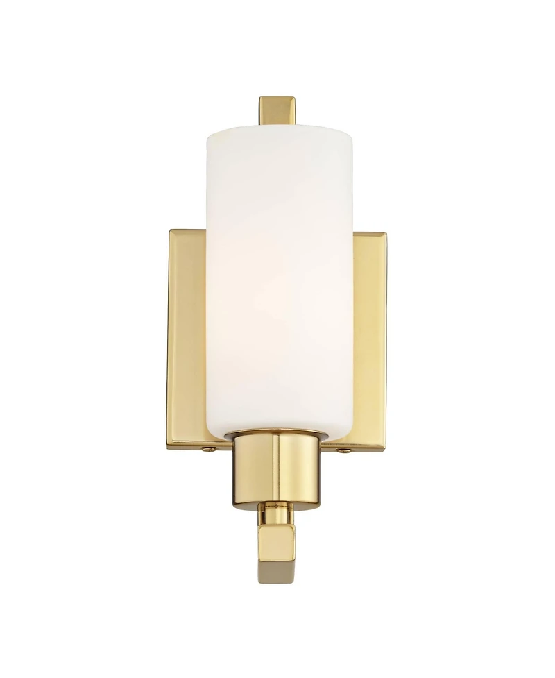 Possini Euro Design Possini Euro Irina 10" High Satin Brass Wall Sconce Set of 2