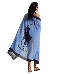 Polo by Ralph Lauren Women's Big Pony Long Scarf Swimsuit Cover Up