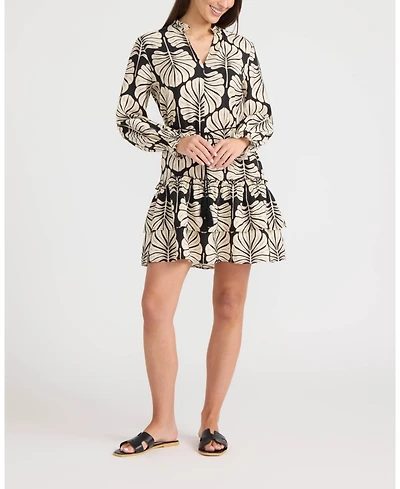 Ellen Tracy Women's Ruffle Tiered Dress