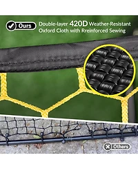 Happy Jump Portable Soccer Rebounder Net for Kids Soccer Training Practice