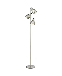 360 Lighting Trac 64" Tall Tree-Style 3-Light Standing Floor Lamps, Set of 2