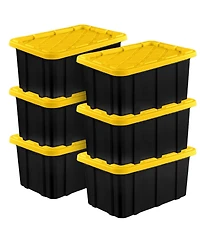 Sterilite Gallon Industrial Stackable Storage Tote Lidded Containers
