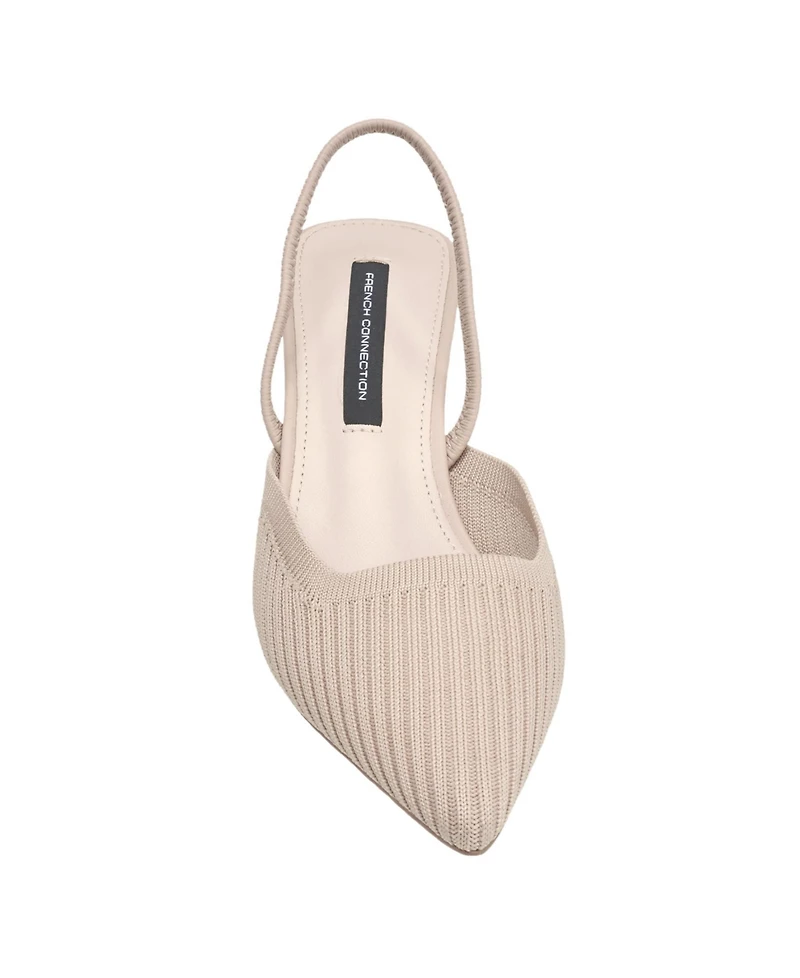 French Connection Womens Coco Slingback Kitten Heel