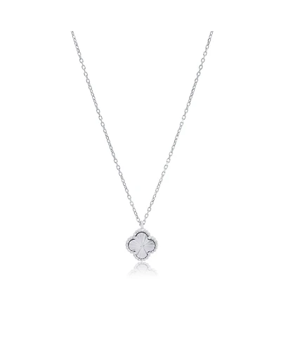 The Lovery Silver Clover Necklace