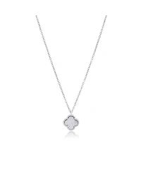 The Lovery Silver Clover Necklace