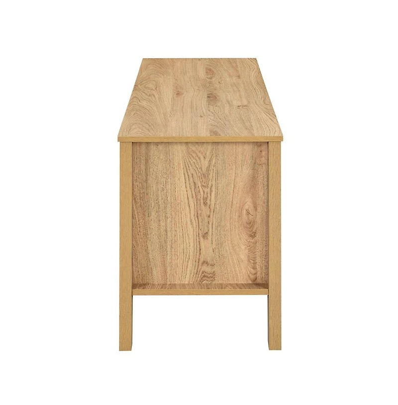 New Classic Furniture Thayer Wood Tv Console with Two Doors